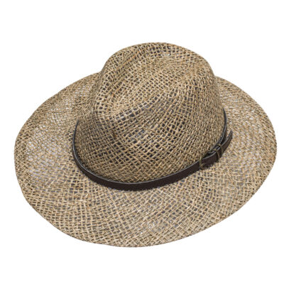Ανδρικό καπέλο ρεπούμπλικα, από φυσικό φύκι θαλάσσης.
