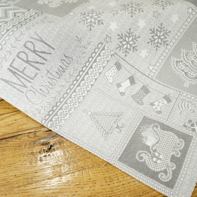 Alternative view of Χριστουγεννιάτικο Καρέ Patchwork 90 x 90cm