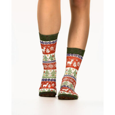 γυναικείες χριστουγεννιάτικες κάλτσες