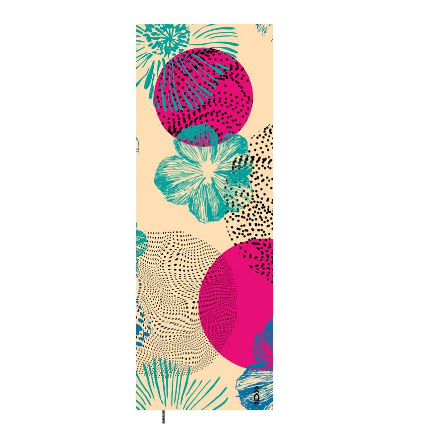 αντιολισθητική πετσέτα δαπέδου για yoga ή pilates από την one zipper