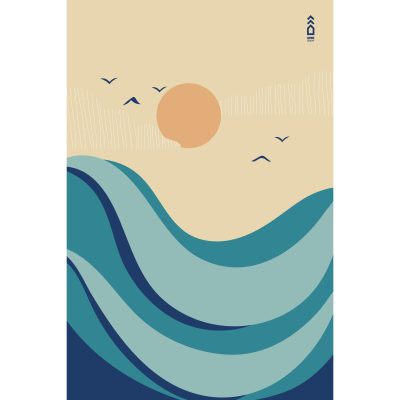 microfiber πετσέτα θαλάσσης από την One Zipper.