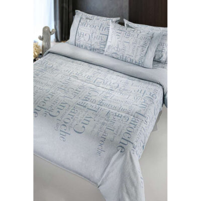φανελένια βαμβακερά σεντόνια για διπλό κρεβάτι από την Guy Laroche