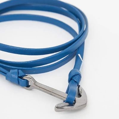 Alternative view of Ανδρικό Βραχιόλι Anchor Blue - Batela