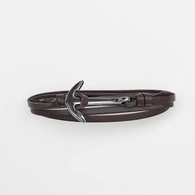 ανδρικό βραχιόλι από γνήσιο δέρμα