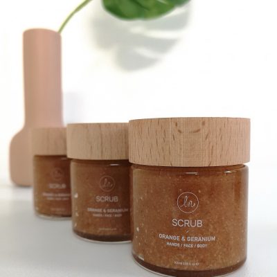 Alternative view of Scrub Orange & Geranium 100ml - Ln Handmade Soaps