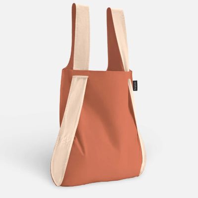 Alternative view of Notabag Bag and Backpack 2 in 1 - Sand/Terracotta