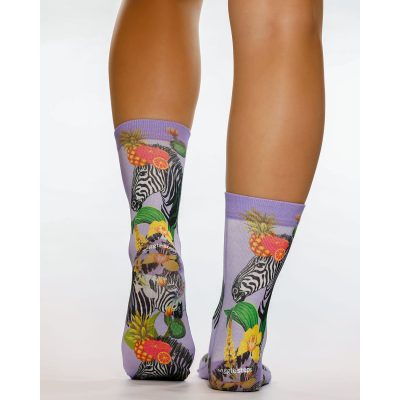 Alternative view of Γυναικείες Κάλτσες Tropical Zebra - Wigglesteps