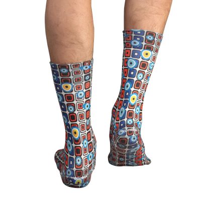 Alternative view of Ανδρικές Κάλτσες Greek Mosaic - Wigglesteps Greek Edition