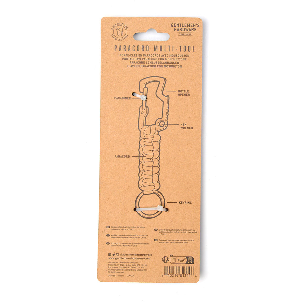 Paracord Multi-Tool 4 in 1 - Gentlemen's Hardware No765 - Image 5