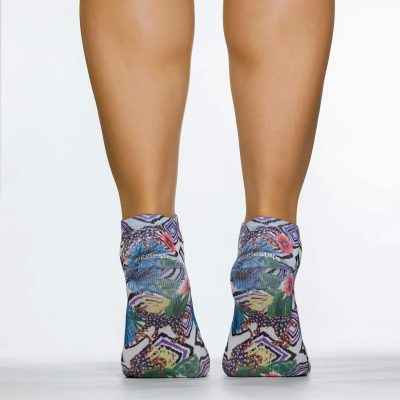 Alternative view of Γυναικείες Κάλτσες Sneakers Exotic Panther - Wigglesteps