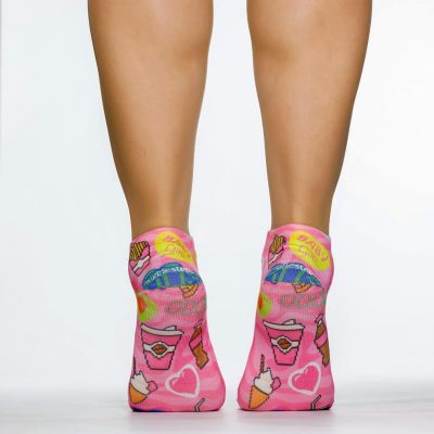 Alternative view of Γυναικείες Κάλτσες Sneakers Pink NFT - Wigglesteps