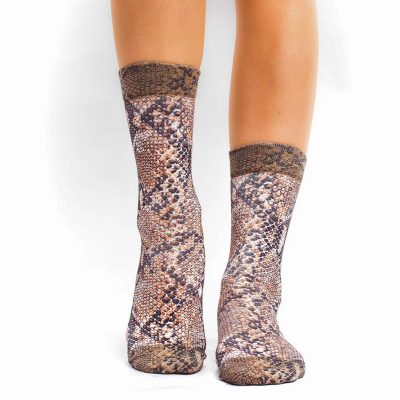 γυναικείες κάλτσες με σχέδια animal print wigglesteps