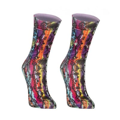 γυναικείες κάλτσες με σχέδια snake print από την Wigglesteps