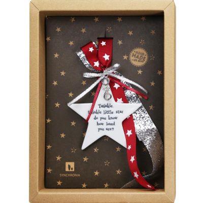 Alternative view of Γούρι Αστέρι από Πορσελάνη Twinkle… - Synchronia