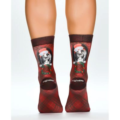 Alternative view of Γυναικείες Κάλτσες Christmas Dog - Wigglesteps